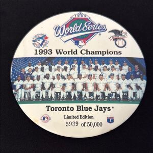 Toronto Blue Jays 1993 World Series Champions Commemorative 6 inch